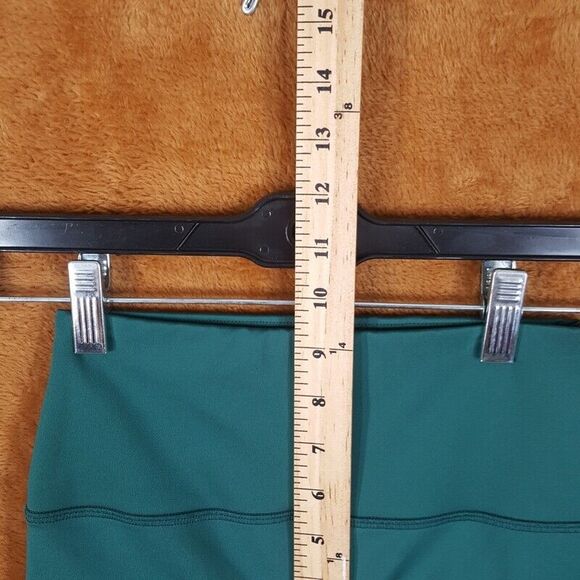 REFORMATION Womens Leggings XS Green Pull On Crop EcoMove Athletic Workout Gym - Picture 4 of 8